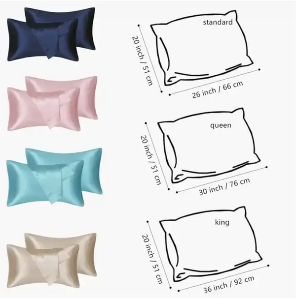 Silk Pillowcase by Tanseys | Anti-Aging & Frizz-Free Hair